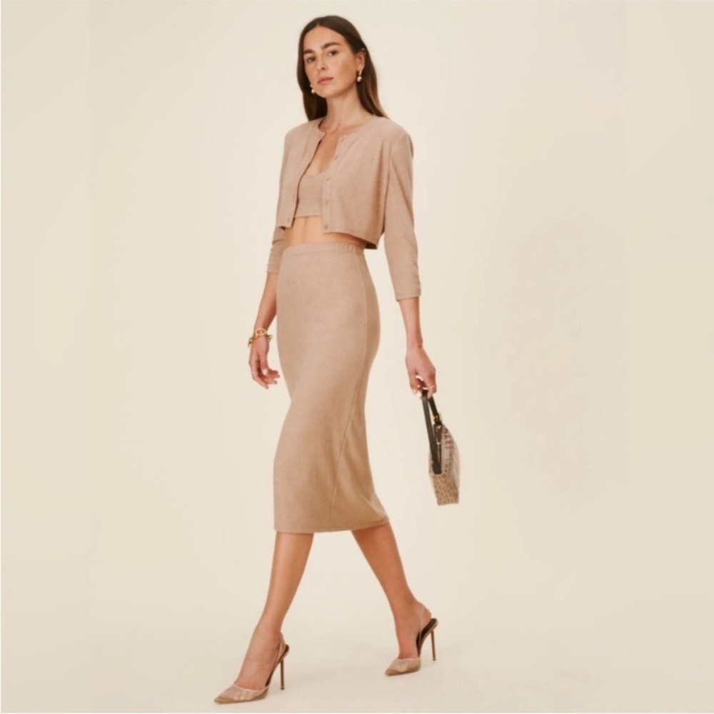 Reformation Janice Set in Buff